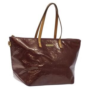LOUIS VUITTON Monogram Vernis Bellevue GM Tote Bag Violet M93588